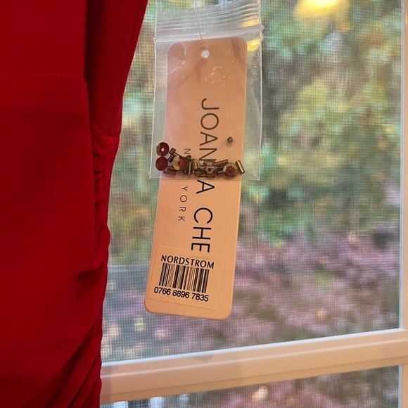 Joanna Chen New York mid length gown with embellished collar - Picture 10 of 14